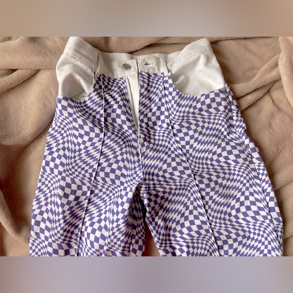 Lisa says Gah Purple Psychedelic pants - Picture 1 of 3